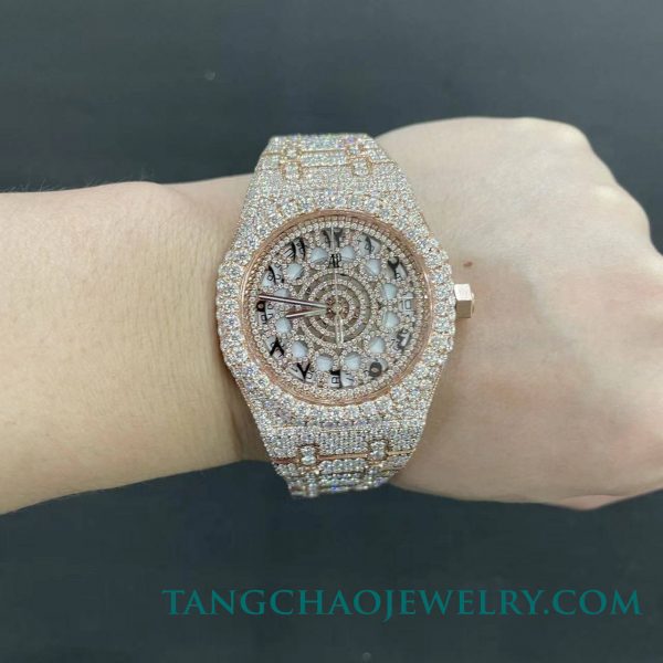 moissanite-audemars-piguet-15500-rose-gold-3