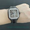 vvs-moissanite-cartier-santos-skeleton-whsa0015-black