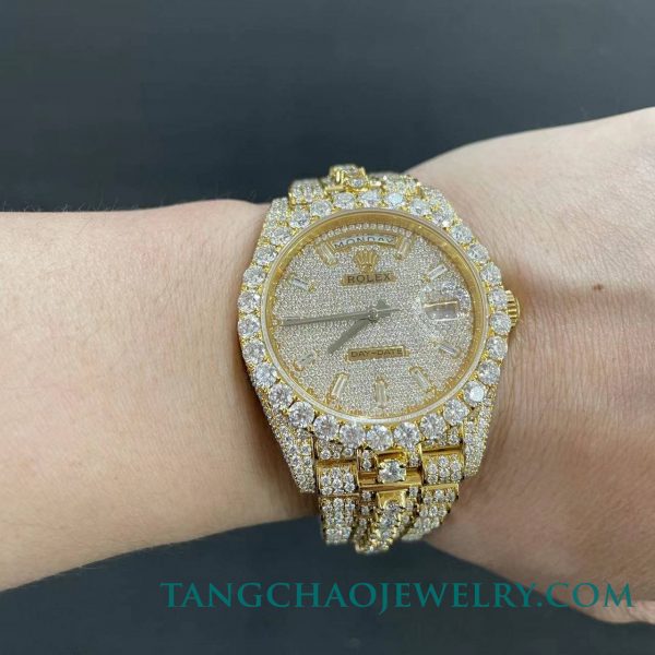 vvs-moissanite-rolex-daydate-m228236-president-yellow-gold