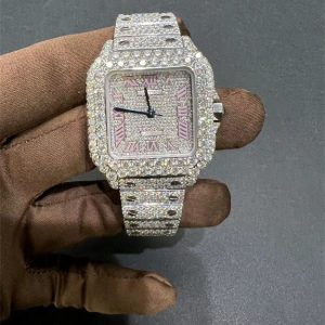 VVS Moissanite Cartier Santos series WSSA0029 for girls