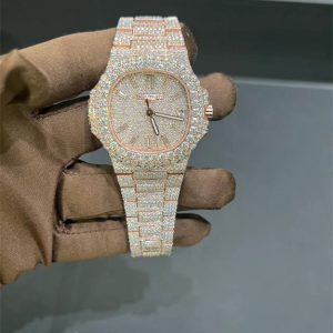 VVS Moissanite Patek Philippe 5711 Rose Gold