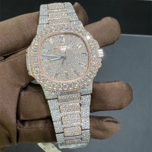VVS Moissanite Patek Philippe 5711 Two-tone rose gold