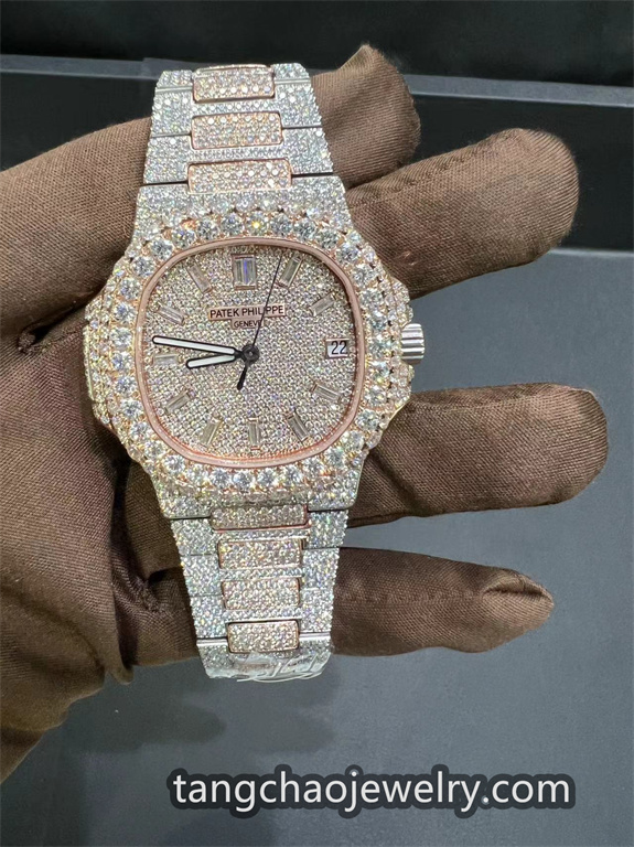 VVS Moissanite Patek Philippe 5711 Two-tone rose gold - Image 4
