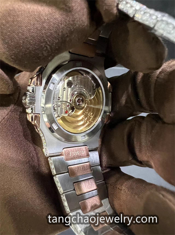 VVS Moissanite Patek Philippe 5711 Two-tone rose gold - Image 8