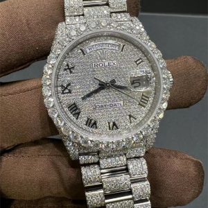 VVS Moissanite Rolex Day-Date Series m128236 36MM