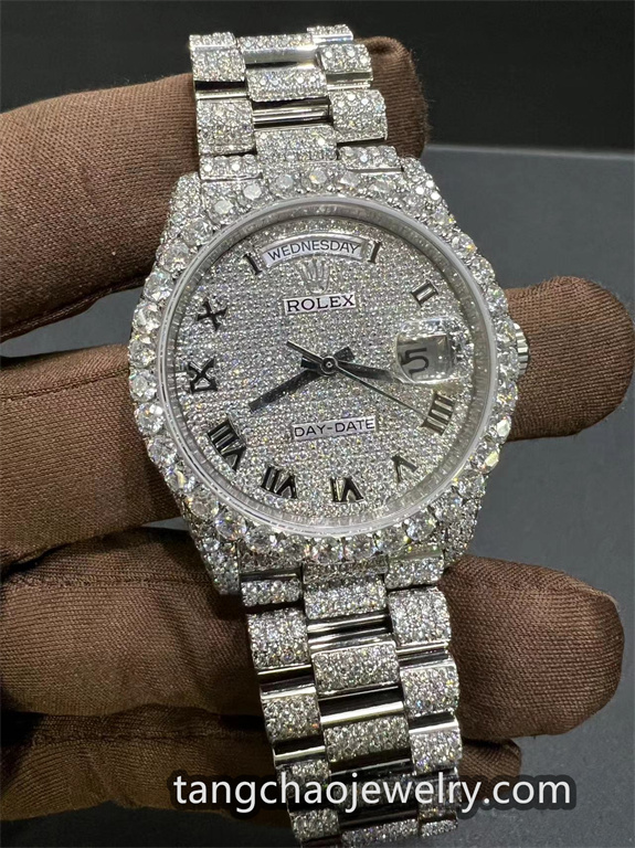 VVS Moissanite Rolex Day-Date Series m128236 36MM