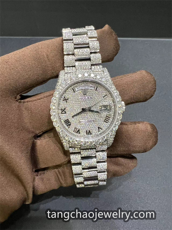 VVS Moissanite Rolex Day-Date Series m128236 36MM - Image 3