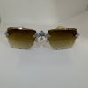 VVS Moissanite Cartier horn cross glasses