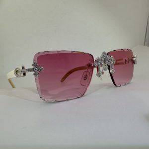VVS Moissanite Cartier horn glasses