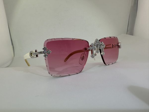 VVS Moissanite Cartier horn glasses