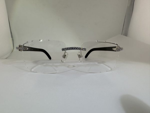 VVS Moissanite Cartier horn glasses