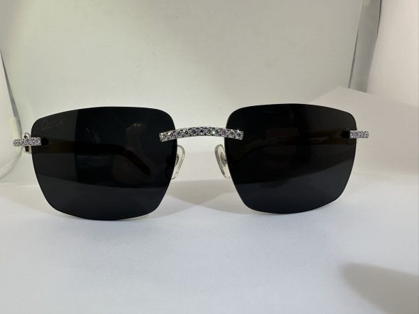 VVS Moissanite Cartier horn glasses