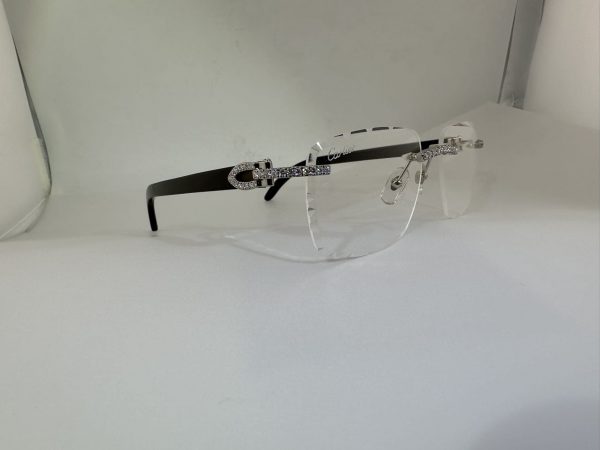 VVS Moissanite Cartier horn glasses