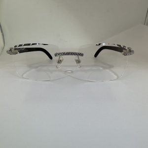 VVS Moissanite Cartier horn glasses