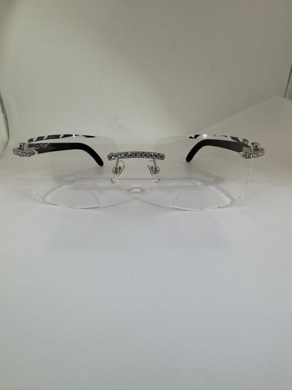 VVS Moissanite Cartier horn glasses