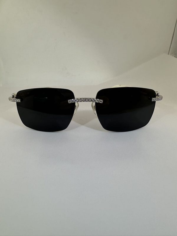 VVS Moissanite Cartier horn glasses