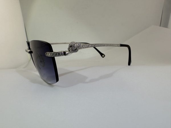 VVS Moissanite Cartier leopard glasses