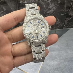 VVS Moissanite Rolex Datejust 36MM White