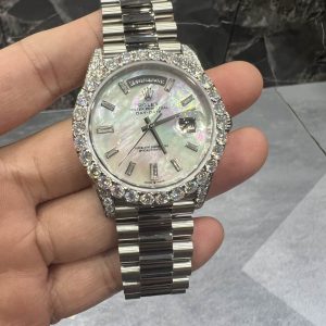 VVS Moissanite Rolex daydate m228236 presidential White