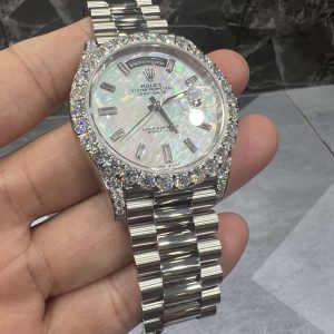 VVS Moissanite Rolex daydate m228236 presidential White