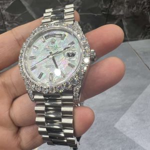 VVS Moissanite Rolex daydate m228236 presidential White