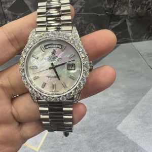VVS Moissanite Rolex daydate m228236 presidential White