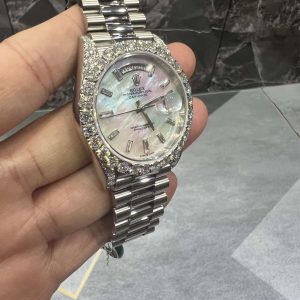 VVS Moissanite Rolex daydate m228236 presidential White