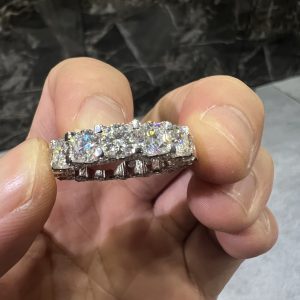 VVS Moissanite 925 Silver Luxury Ring White Gold
