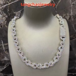 VVS Moissanite 925 Sterling Silver Miami Large Diamond Cuban Chain 16mm 23inches