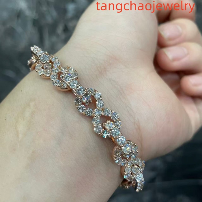 VVS Moissanite 9k Gold Miami Cuban Chain 9mm 9-inch