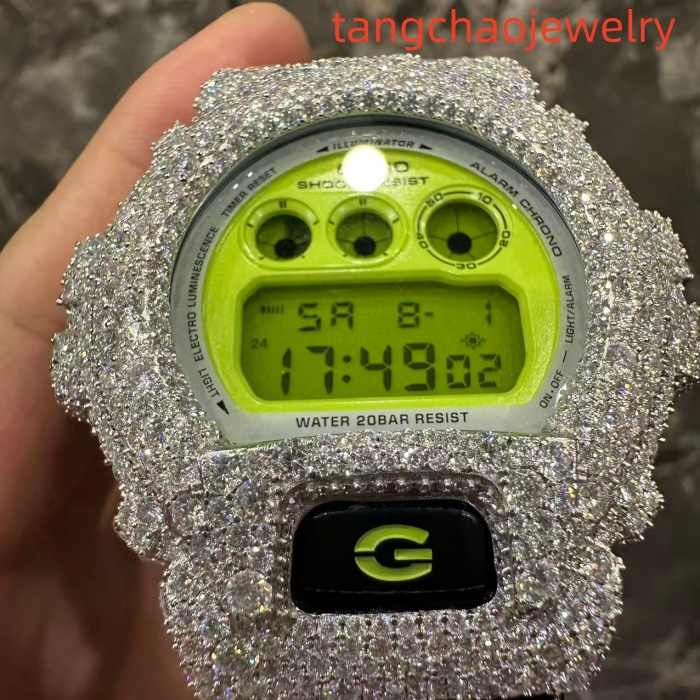 VVS Moissanite Casio G-SHOCK GM-6900