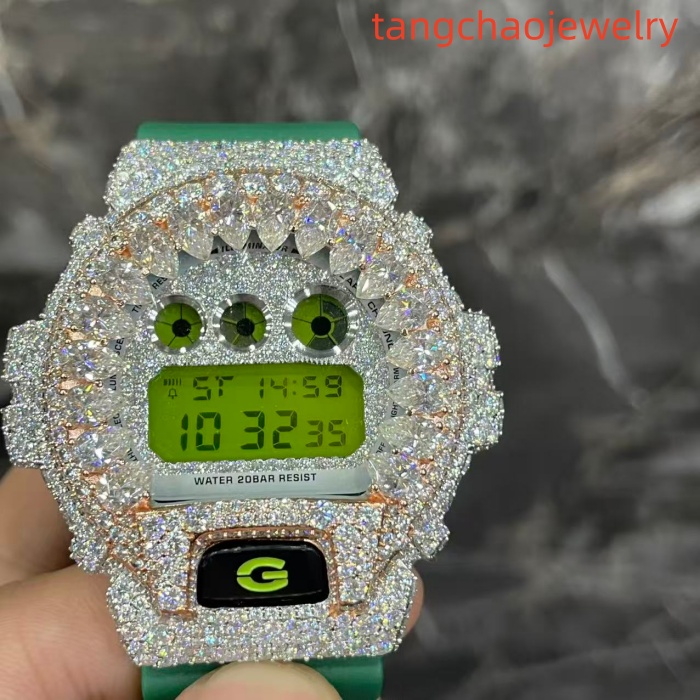 VVS Moissanite Casio G-SHOCK GM-6900