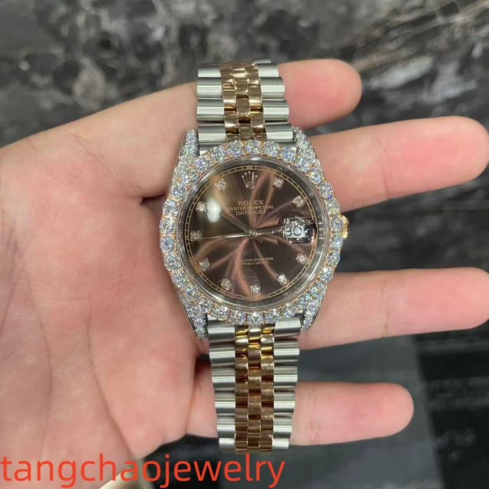 VVS Moissanite Rolex Datejust 41mm