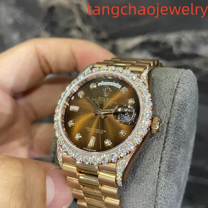 VVS Moissanite Rolex Datejust 41mm
