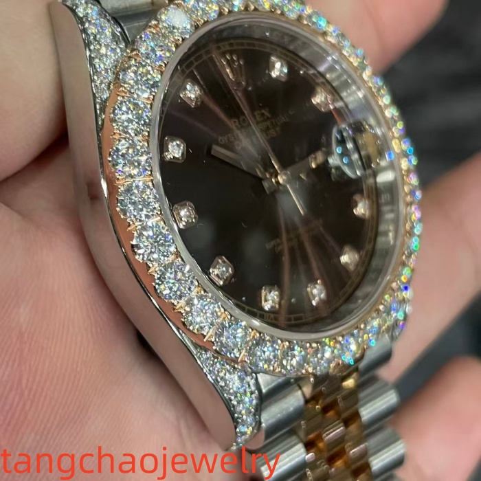VVS Moissanite Rolex Datejust 41mm