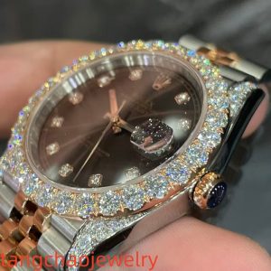 VVS Moissanite Rolex Datejust 41mm