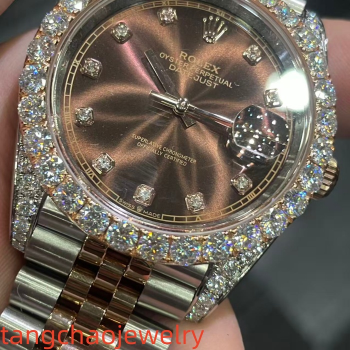 VVS Moissanite Rolex Datejust 41mm