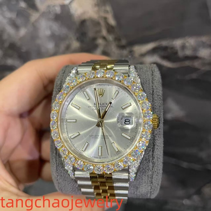 VVS Moissanite Rolex Datejust 41mm