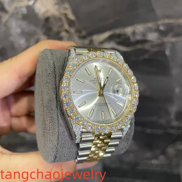 VVS Moissanite Rolex Datejust 41mm