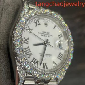 VVS Moissanite Rolex Datejust 41mm