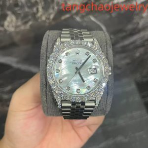 VVS Moissanite Rolex Datejust 41mm