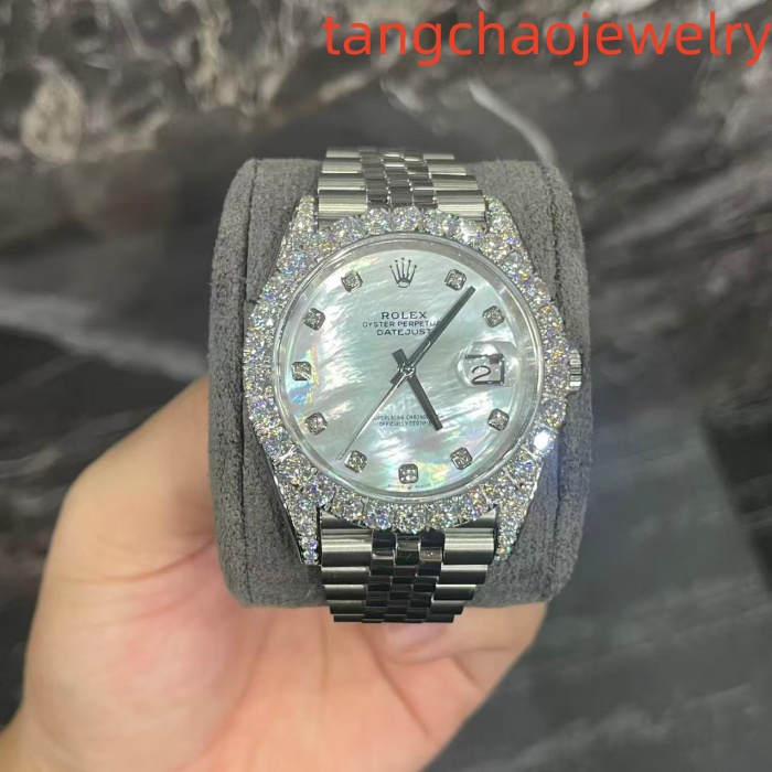 VVS Moissanite Rolex Datejust 41mm