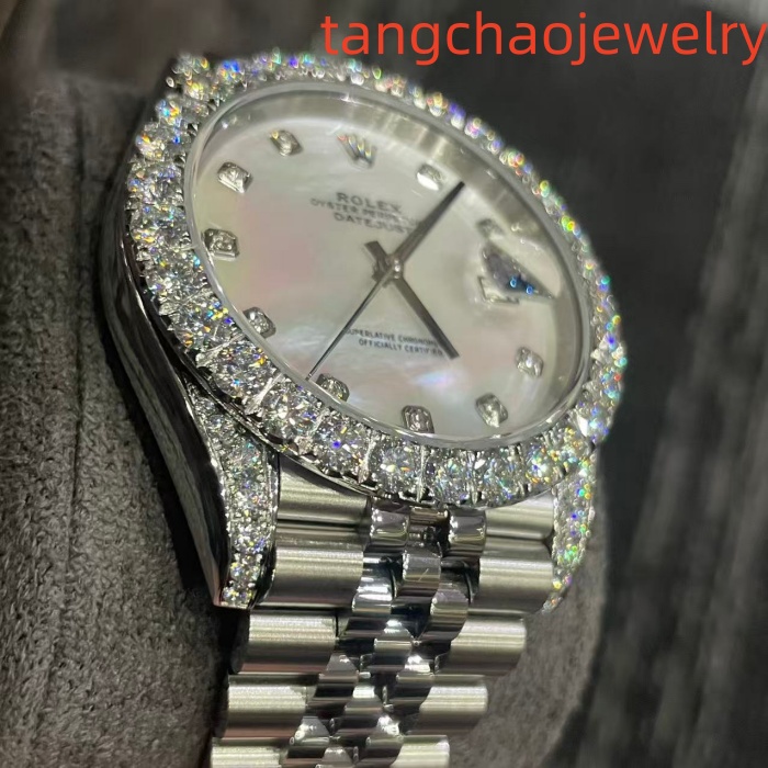 VVS Moissanite Rolex Datejust 41mm