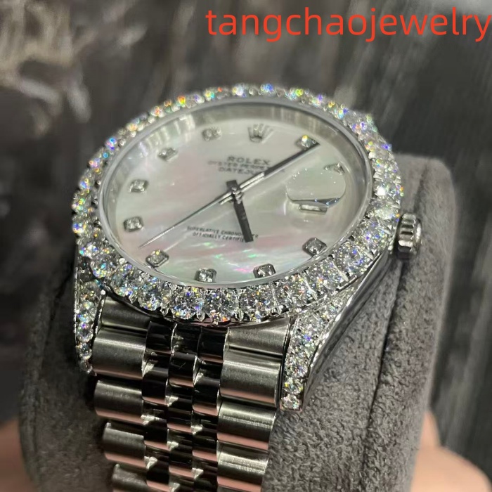 VVS Moissanite Rolex Datejust 41mm