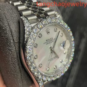 VVS Moissanite Rolex Datejust 41mm