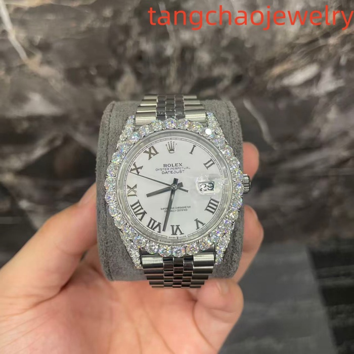 VVS Moissanite Rolex Datejust 41mm