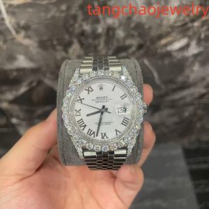 VVS Moissanite Rolex Datejust 41mm