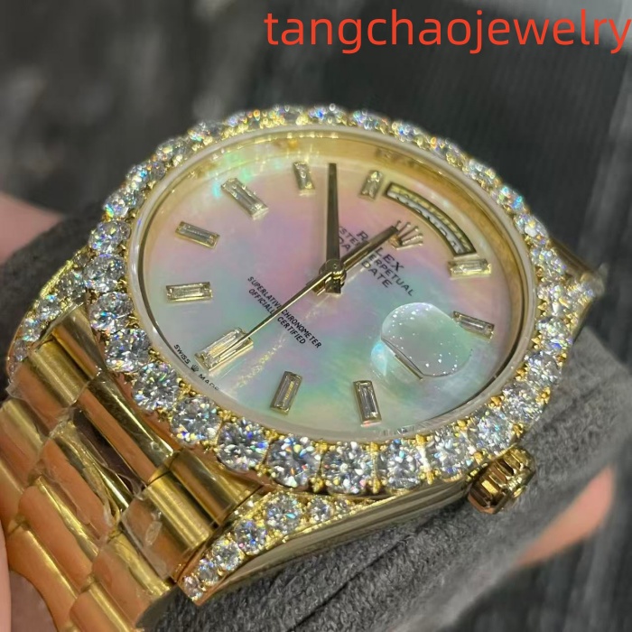 VVS Moissanite Rolex Datejust 41mm