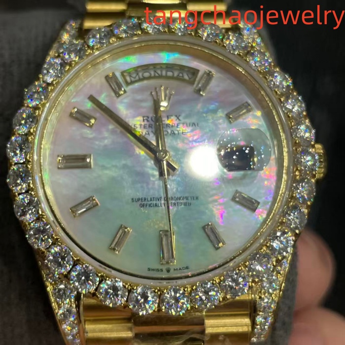 VVS Moissanite Rolex Datejust 41mm