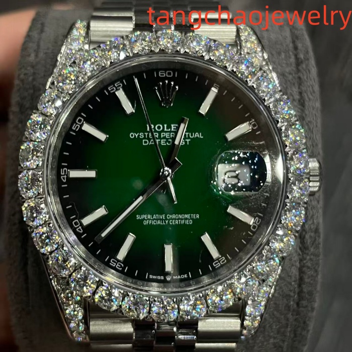 VVS Moissanite Rolex Datejust 41mm